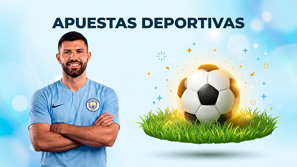 Pelota de fútbol bajo las luces de un estadio nocturno, para la sección de apuestas deportivas