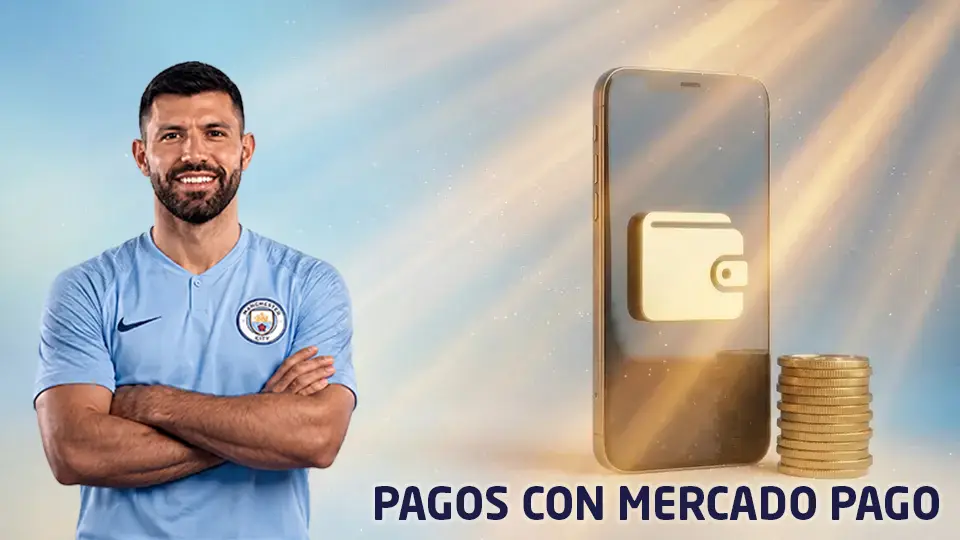 Teléfono celular mostrando una billetera digital junto a monedas, representando los pagos en pesos