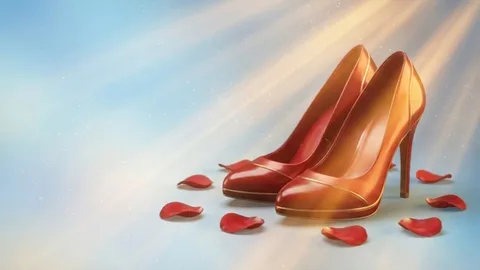 Tragamonedas con zapatos rojos de tango y rosas entre los símbolos